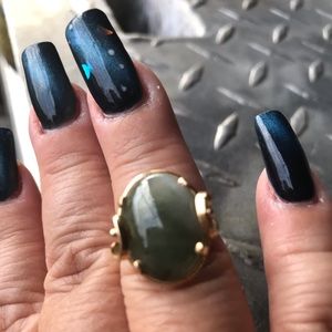 Mings ring 14k jade.